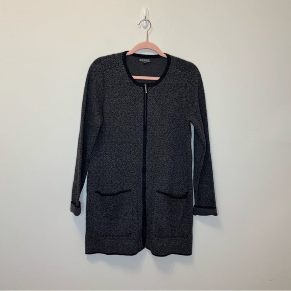 Nicole Miller Zip Up Cardigan